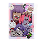 剛鉄な割り箸のケツBAD組グッズ Clear File Folder