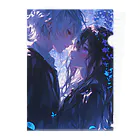 よる＠AIイラストのBoy＆Girl2 Clear File Folder