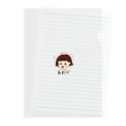 KKブラザーズの石巻弁めんこちゃん「んだべ」 Clear File Folder