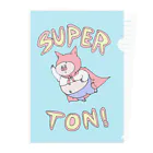 【Yuwiiの店】ゆぅぅぃーのSUPER★TON クリアファイル