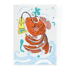 OKAMEの跳ね金魚 Clear File Folder