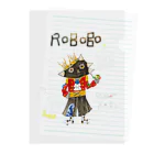 ねこぜや のROBOBO 「ハノンロボ」 Clear File Folder