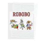 ねこぜや のROBOBO ロボトリオ🤖 Clear File Folder