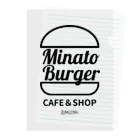 kumiconaShopのMinatoBurgerグッズ（ブラック） クリアファイル