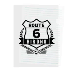 KUMA DESIGIN WORKSのROUTE6 広野ver. -サッカー- クリアファイル