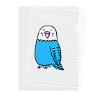 えかきにゃんこのお店♪のセキセイインコ Clear File Folder