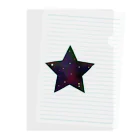 cosmicatiromの星　宇宙 Clear File Folder