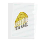 スロータイプ書店 Slowtype Booksのmille crepes ミルクレープ 075 クリアファイル