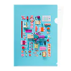 水島ひねのPlayful Crafting Clear File Folder