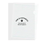 onehappinessのONE☆HAPPINESS Clear File Folder