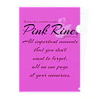 【Pink Rine】の【Pink Rine】オリジナル Clear File Folder