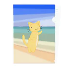 きねこやのきねことビーチ Clear File Folder