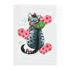 miku'ꜱGallery星猫のいちご大好きにゃんこ Clear File Folder