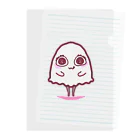 Ri0のいたずらおばけちゃん(ぴんく) Clear File Folder