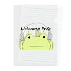 原知也、略してHaTo@作曲家のListening Frog クリアファイル