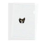 松村有莉の店の三毛猫の幸子(サチコ) Clear File Folder