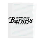 DARTS SPACE Barneysの新ロゴ大 クリアファイル