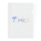 あの井のTANKA ロゴ１ Clear File Folder