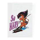 nidan-illustrationの“So HARD” Clear File Folder