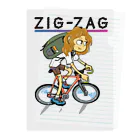 nidan-illustrationの“ZIG-ZAG” 2 Clear File Folder