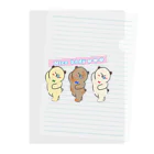 はなたれわんこ。のはなたれわんこ。ーNice body Clear File Folder