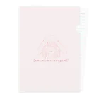 USAGI DESIGN -emi-のたれみみうさガール-ver2 Clear File Folder