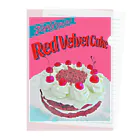 こんぺいとう倶楽部 by miaのRed Velvet Cake  Clear File Folder