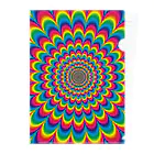 AQ-BECKのpsychedelic-02 Clear File Folder