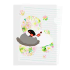 Lily bird（リリーバード）のとろける文鳥ず2 Clear File Folder