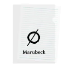 Marubeck officialのMarubeck クリアファイル