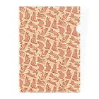 ANANI UKULELEのTahitian Tribal Cat Clear File Folder