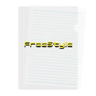 FreeStyleのFree Style ロゴ Clear File Folder