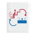 CHOTTOPOINTのピクトグラム風サウナ Clear File Folder