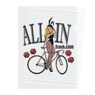 nidan-illustrationの"ALL IN -Track Club-" Clear File Folder