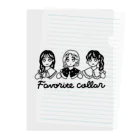 西村オコのFavorite collar Clear File Folder