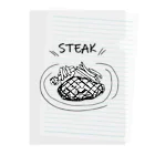 フカツ マリエのSTEAK Clear File Folder