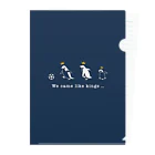 toriのおみせのPenguins(ホワイト) Clear File Folder