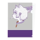 酒丸酔子🐱🍺のタバコと猫耳ー名前書くスペースがあるよー Clear File Folder