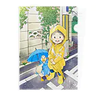 フジワラヨシトの雨の土曜日 Clear File Folder