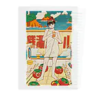 銭湯女子の銭湯女子・クリアファイル Clear File Folder