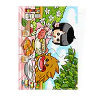 イノシシライフ INOsisiLIFEのふゆゆんとぼさいのの食卓 Clear File Folder