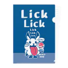 イラスト MONYAAT のCT123 モコモコラビット1号*Lick Lick Lick クリアファイル