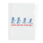 TOVIO and TOURUMAN のEARTH HOTTER THAN HELL Clear File Folder