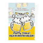 イラスト MONYAAT のCT125 BEER!BEER!BEER!*C Clear File Folder