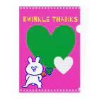 Twinkle★Thanksのぴょんまるファイル クリアファイル