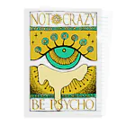 Paint 'em allのNot crazy be psycho　おめめ Clear File Folder