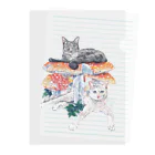 はるさめ商店のきのこねこ Clear File Folder