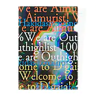 Aimurist のウサギ　テキスト Clear File Folder