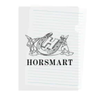 HORSMART公式ショップの色選べます『HORSMARTオリジナル商品』 クリアファイル