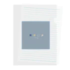 150.2°Cのkoro koro Candy-Blue Gray Clear File Folder